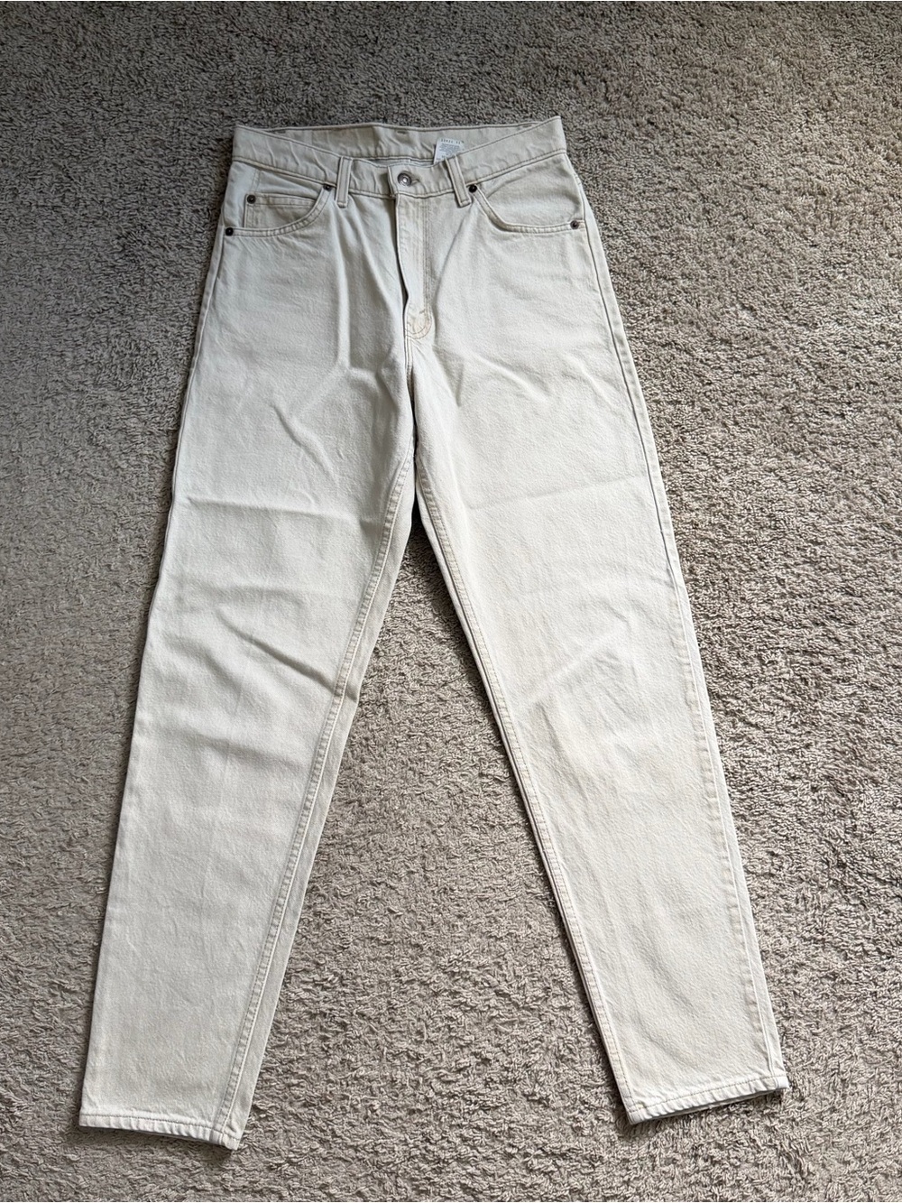 Levi’s 550 Orange Tab Cream Jeans